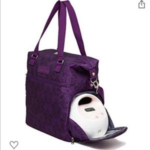 Sarah Wells Lizzy Breast Pump Bag (Damask)